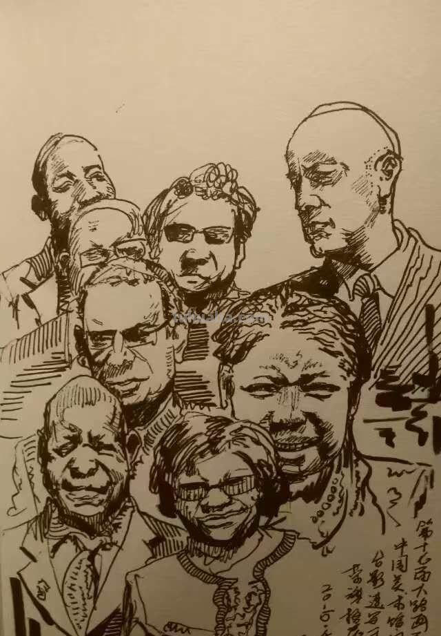 中铁十五局五公司尤昆速写作品选欣赏