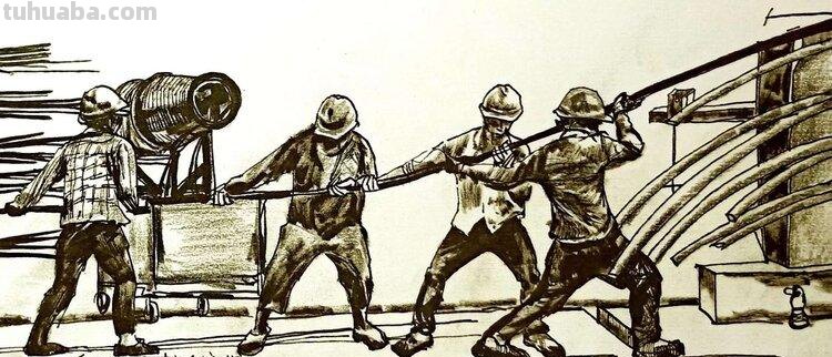 中铁十五局五公司尤昆速写作品选欣赏