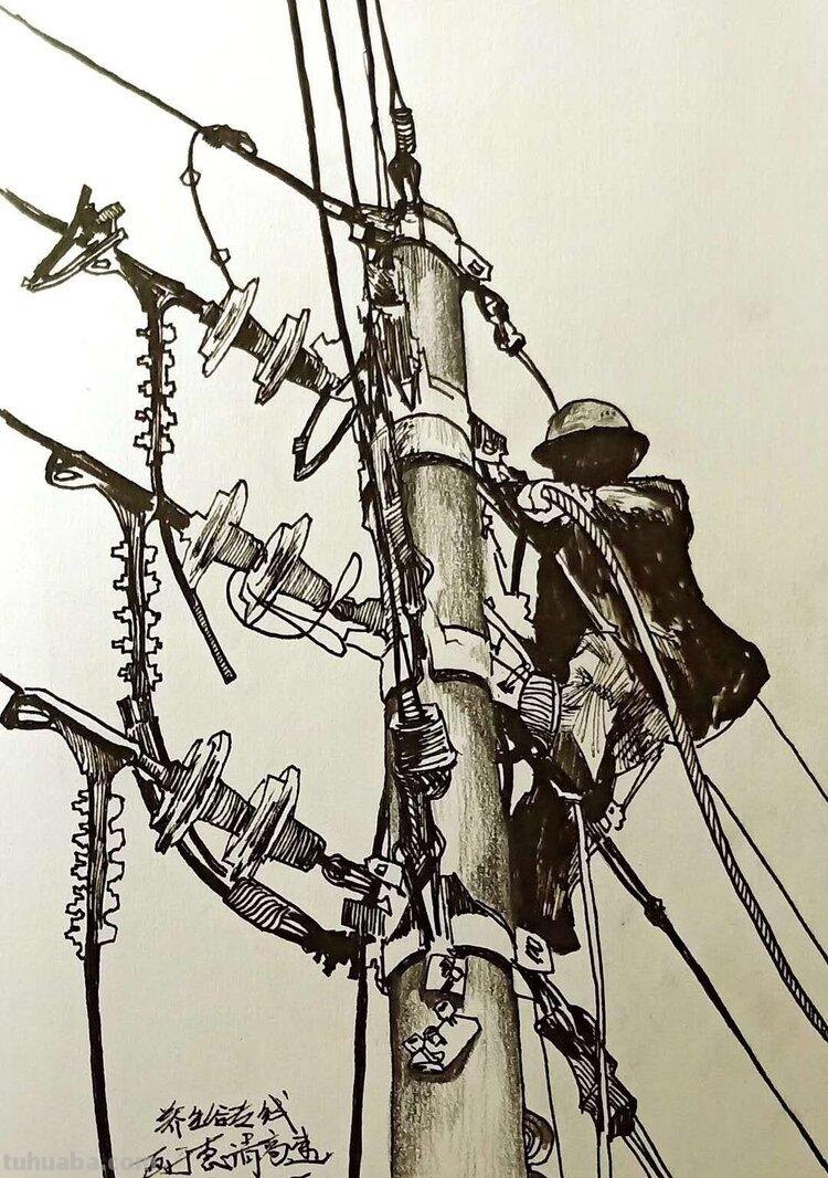 中铁十五局五公司尤昆速写作品选欣赏