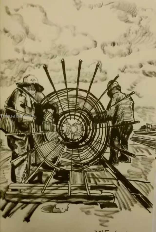 中铁十五局五公司尤昆速写作品选欣赏