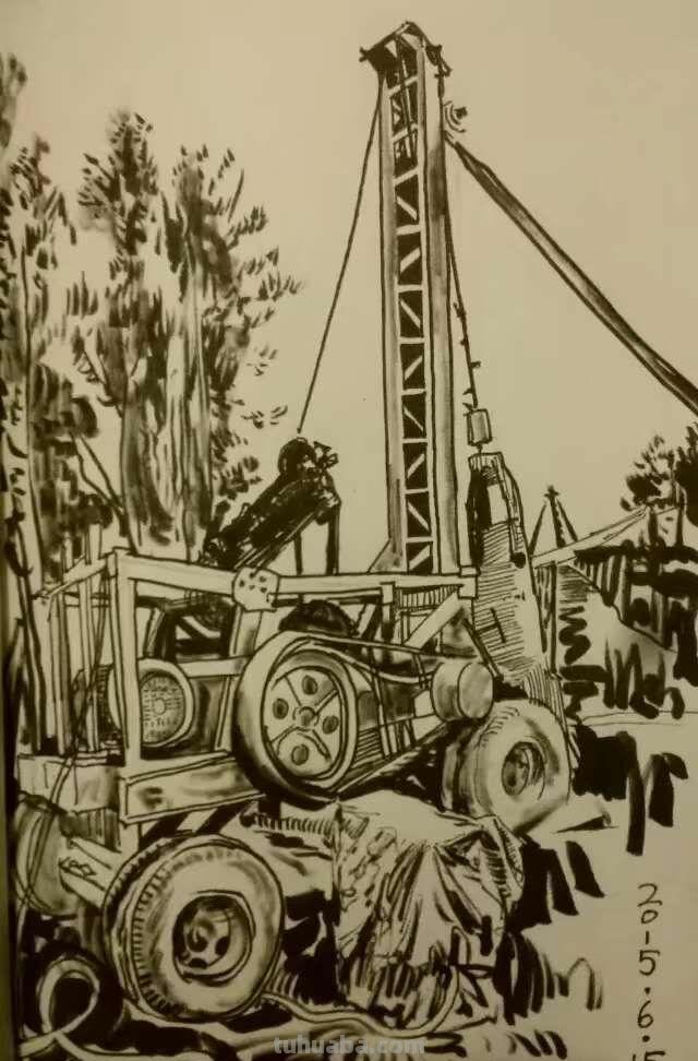 中铁十五局五公司尤昆速写作品选欣赏