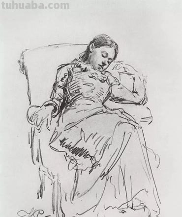 速写的高度：俄罗斯绘画大师 列宾 作品欣赏