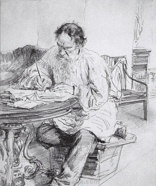 速写的高度：俄罗斯绘画大师 列宾 作品欣赏