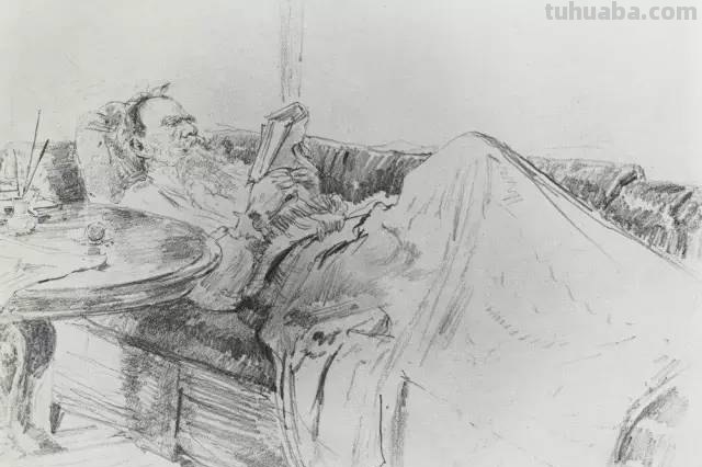 速写的高度：俄罗斯绘画大师 列宾 作品欣赏
