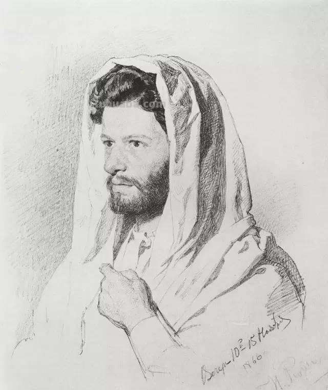 速写的高度：俄罗斯绘画大师 列宾 作品欣赏