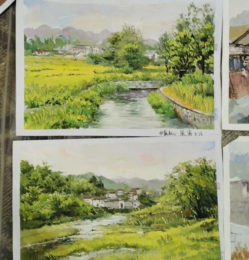 夏天的色彩风景 