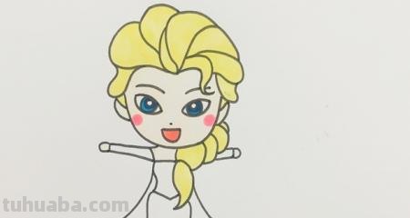 爱莎怎么画简笔画 艾莎公主儿童画? 爱莎怎么画简笔画 艾莎公主儿童画?