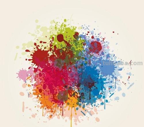喷溅的色彩及喷溅色彩图片：让你的涂画作品更加有生命力 