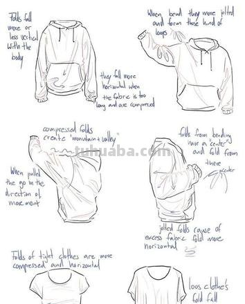 【如何画出色彩丰富的衣服及其褶皱】——涂画吧小编教你 