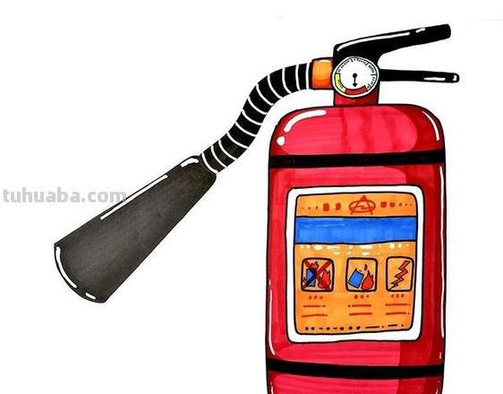 色彩灭火器及色彩灭火器怎么画