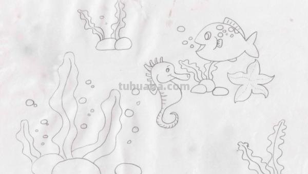 大海里有什么简笔画 海洋简笔画怎么画？