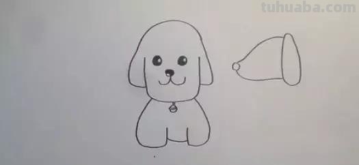 「简笔画」两只可爱的小狗