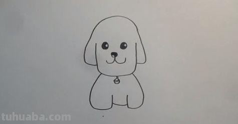 「简笔画」两只可爱的小狗