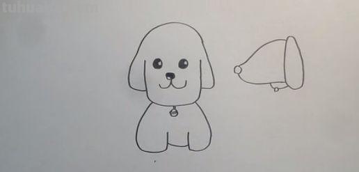 「简笔画」两只可爱的小狗