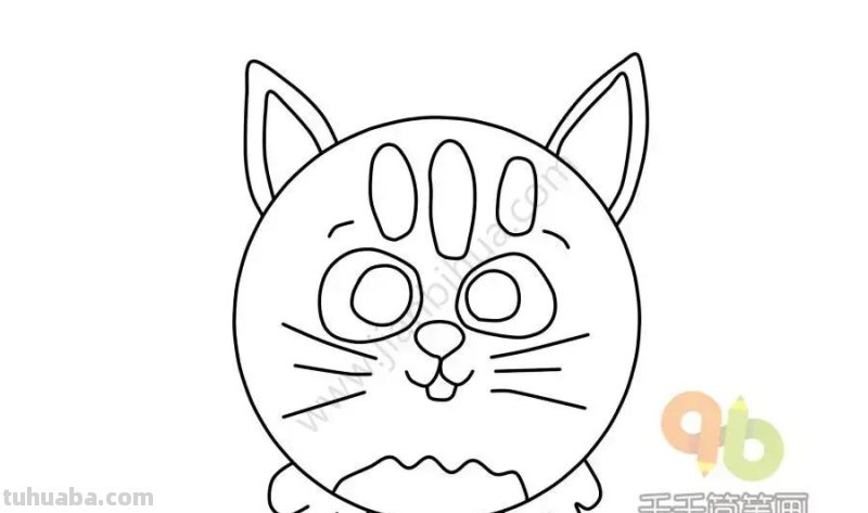 儿童益智简笔画，以圆形变化而来的10种动物简笔画！