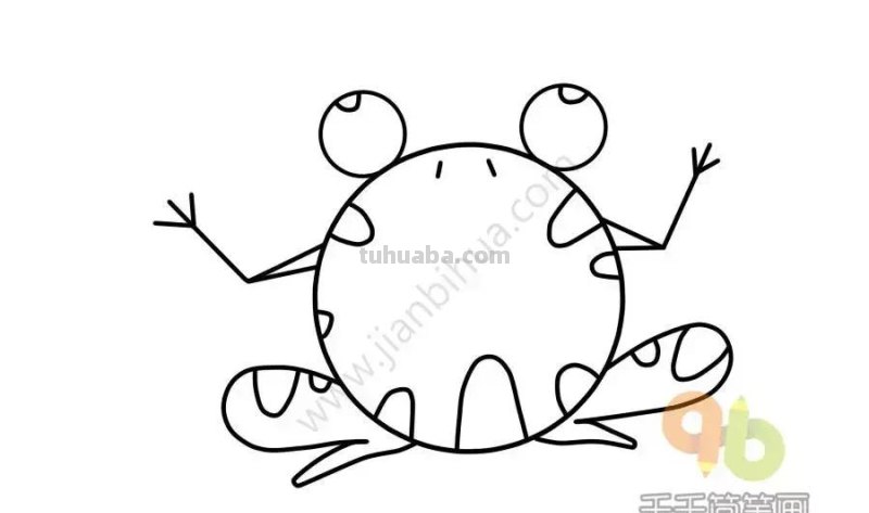 儿童益智简笔画，以圆形变化而来的10种动物简笔画！