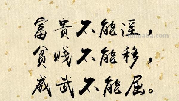 《富贵不能淫》的中心思想是什么(急用,谢谢)