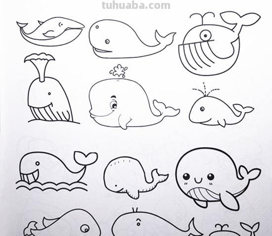 土豆姑娘的日记017-儿童简笔画之海底动物（含海龟珊瑚海马等）