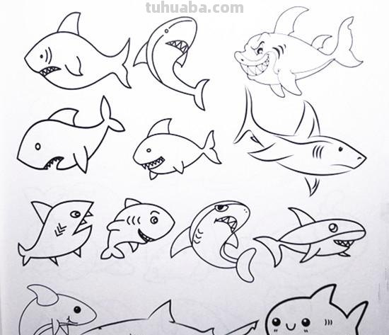 土豆姑娘的日记017-儿童简笔画之海底动物（含海龟珊瑚海马等）