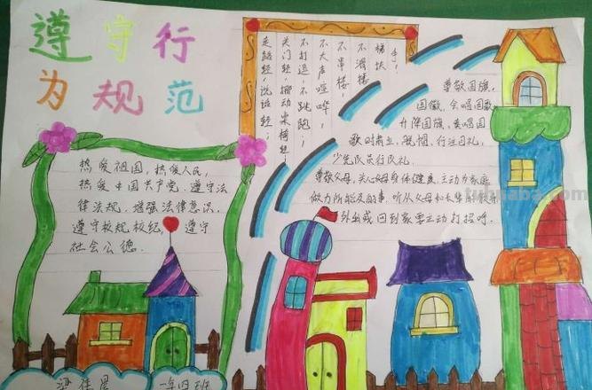 八不手抄报内容是什么 八不行为规范？