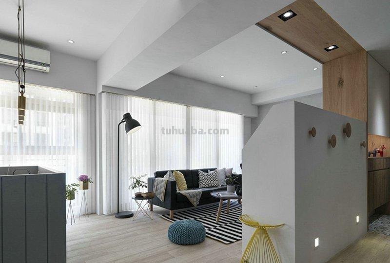 二居室的房子多大面积好？13万元的北欧风格设计说明！-经纬城市绿洲六期装修