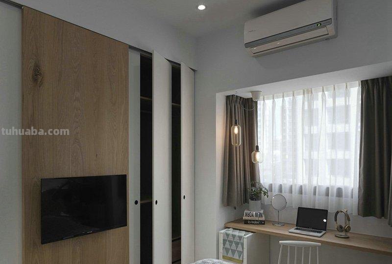 二居室的房子多大面积好？13万元的北欧风格设计说明！-经纬城市绿洲六期装修