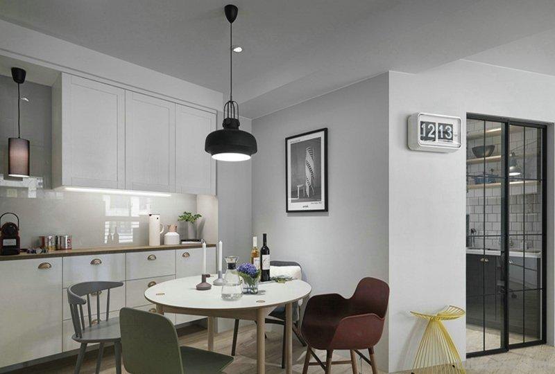 二居室的房子多大面积好？13万元的北欧风格设计说明！-经纬城市绿洲六期装修