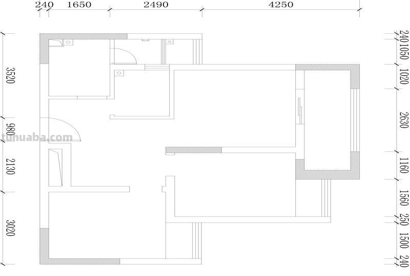 二居室的房子多大面积好？13万元的北欧风格设计说明！-经纬城市绿洲六期装修