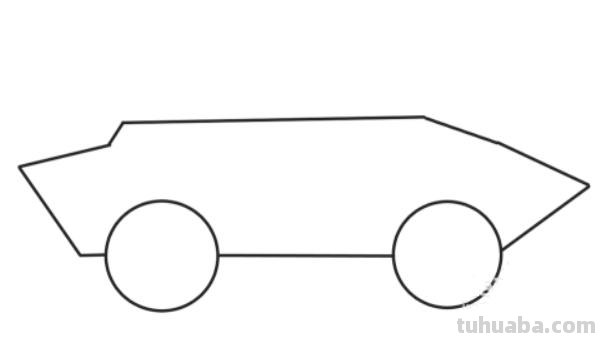 战车战车怎么画简笔画 装甲车简笔画的画法？