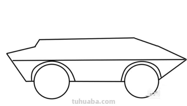 战车战车怎么画简笔画 装甲车简笔画的画法？