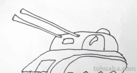 战车战车怎么画简笔画 装甲车简笔画的画法？