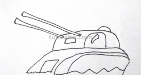 战车战车怎么画简笔画 装甲车简笔画的画法？