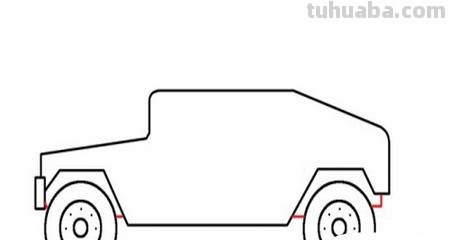 战车战车怎么画简笔画 装甲车简笔画的画法？