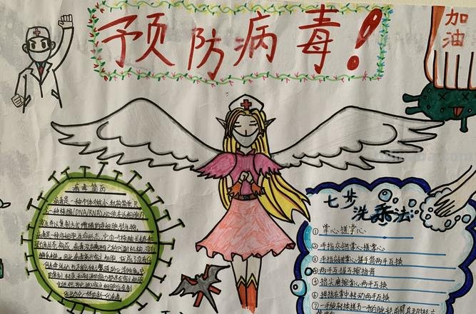 共克时艰 同心抗疫—最新主题手抄报+主题儿童画经典分享收藏