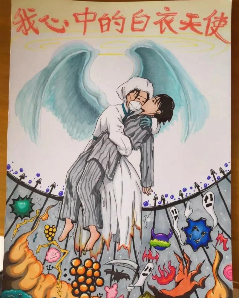 共克时艰 同心抗疫—最新主题手抄报+主题儿童画经典分享收藏