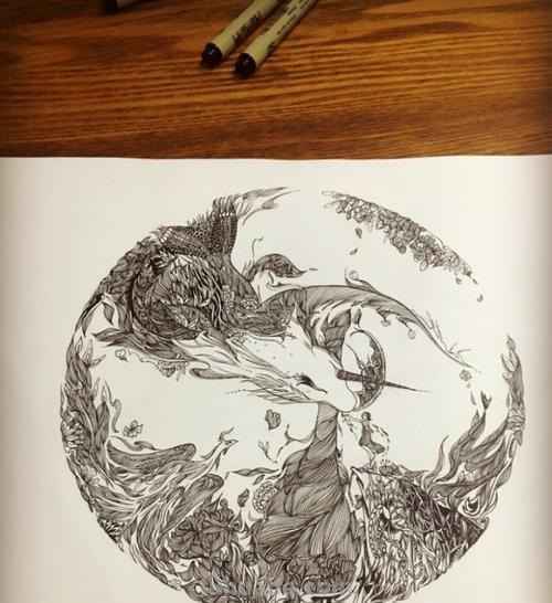 大鱼鲲速写 鲲的样子描写？