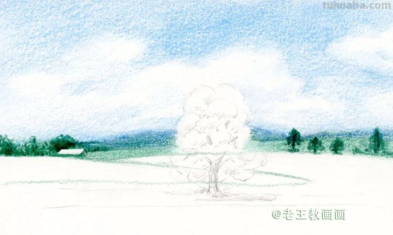 听说你想学画风景?用彩铅教你画风景画 听说你想学画风景?用彩铅教你画风景画