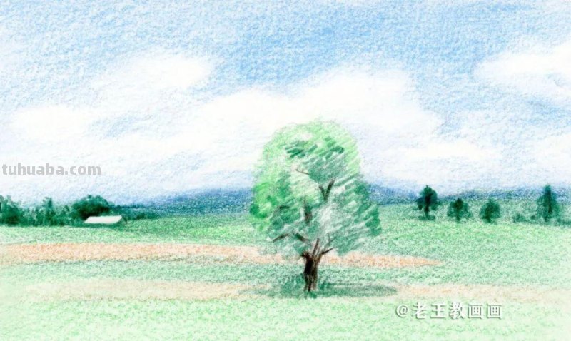 听说你想学画风景?用彩铅教你画风景画 听说你想学画风景?用彩铅教你画风景画
