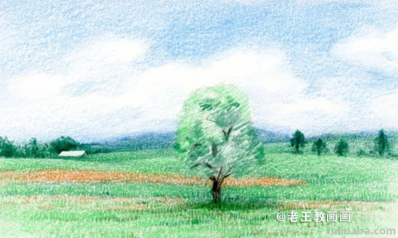 听说你想学画风景?用彩铅教你画风景画 听说你想学画风景?用彩铅教你画风景画
