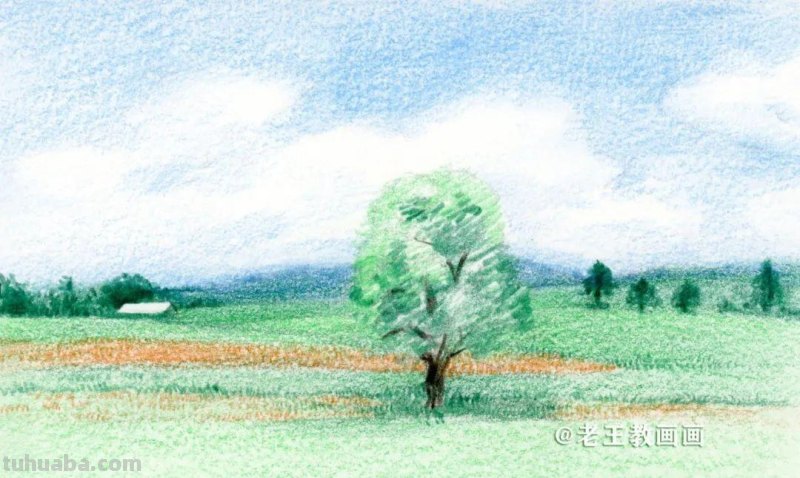 听说你想学画风景?用彩铅教你画风景画 听说你想学画风景?用彩铅教你画风景画