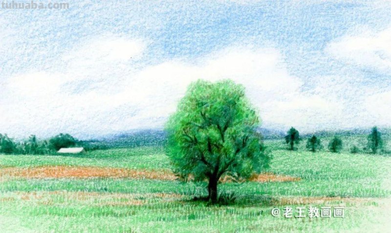听说你想学画风景?用彩铅教你画风景画 听说你想学画风景?用彩铅教你画风景画