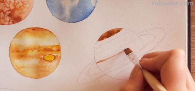 彩铅小行星怎么画 怎样画行星?