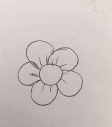 梅花拿彩铅怎么画 雪梅彩铅画？