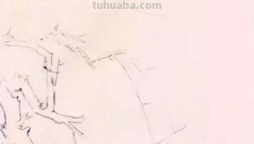 梅花拿彩铅怎么画 雪梅彩铅画？