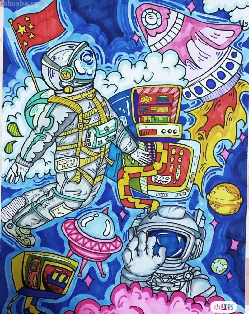 科幻画创意主题几十张，张张异想天开，再不收藏就晚了！赶紧动手