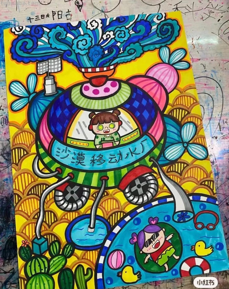 科幻画创意主题几十张，张张异想天开，再不收藏就晚了！赶紧动手