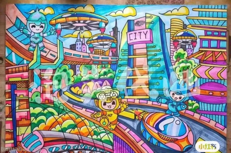 科幻画创意主题几十张，张张异想天开，再不收藏就晚了！赶紧动手