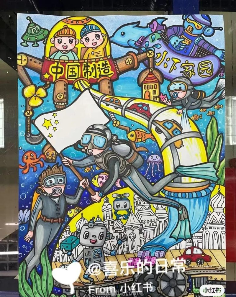 科幻画创意主题几十张，张张异想天开，再不收藏就晚了！赶紧动手