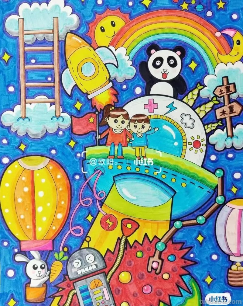 科幻画创意主题几十张，张张异想天开，再不收藏就晚了！赶紧动手