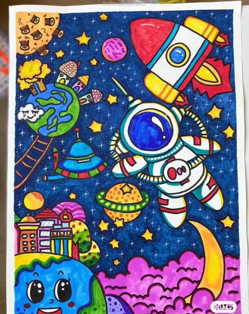 科幻画创意主题几十张，张张异想天开，再不收藏就晚了！赶紧动手